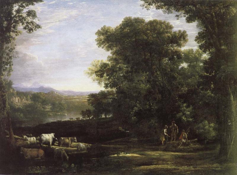 Claude Lorrain cattle farmer and the landscape china oil painting image